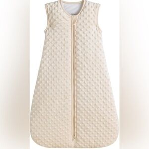 BABYINABAG 100% Cotton Beige Baby Sleeping Bag and Sack Small
